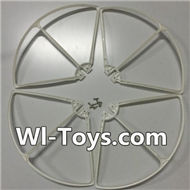 SYMA X8C X8W X8G Parts-17 Outer protect frame(4pcs)-White For HD Camera SYMA X8 X8C X8W X8G Quadcopter UFO parts